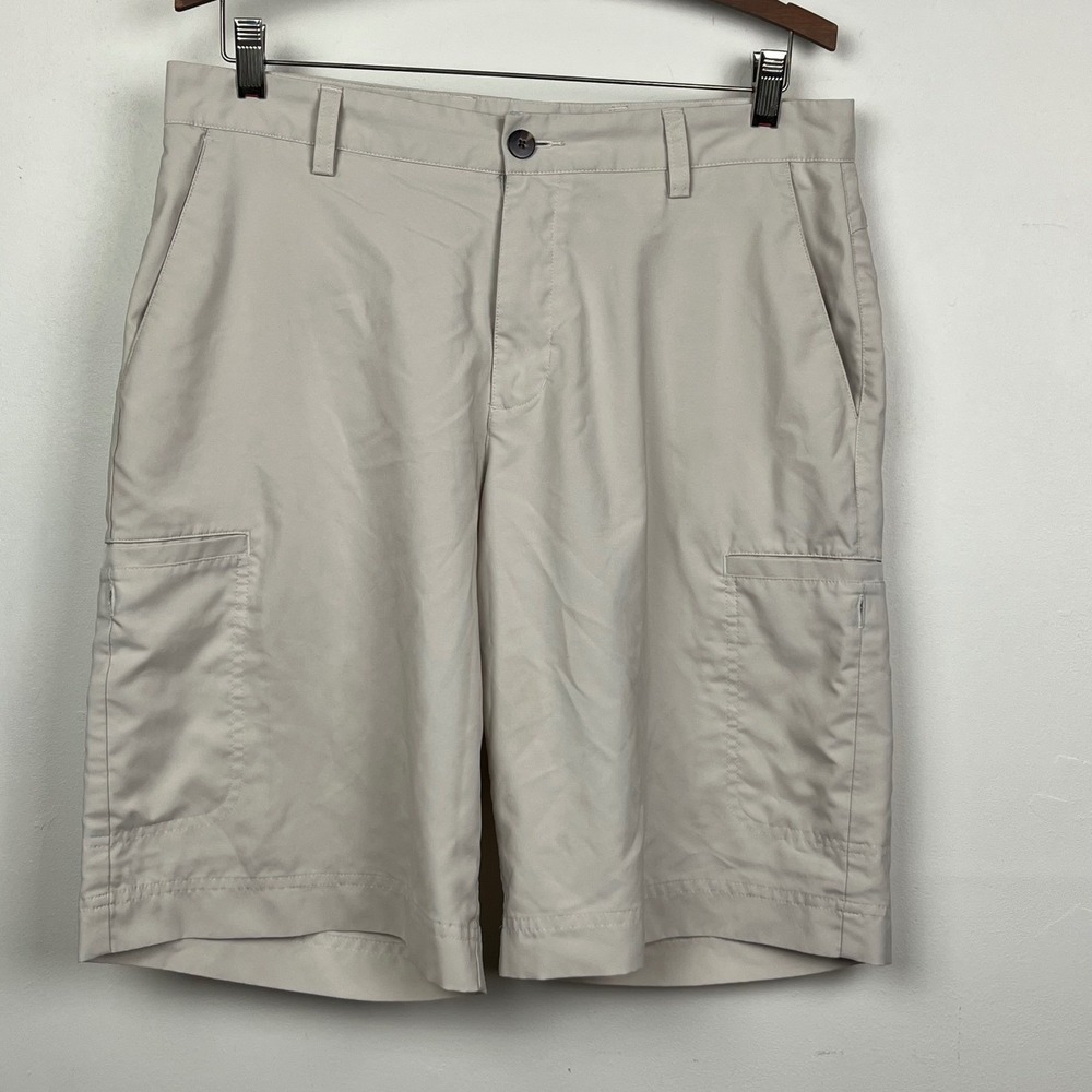 Adidas Cargo Golf Shorts 32 Khaki Gorpcore Quiet Outdoor AE7005